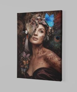 Alternative view of Fantasie Vrouw Canvas Schilderij