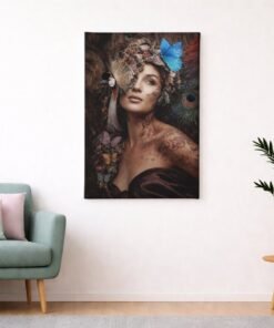 Fantasie Vrouw Canvas Schilderij