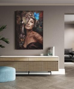 Fantasie Vrouw Canvas Schilderij - Afbeelding 4