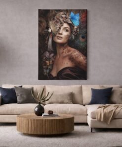 Fantasie Vrouw Canvas Schilderij - Afbeelding 5