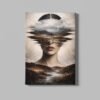 ALIVA 1552 surrealistische vrouw canvas schilderij