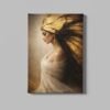 ALIVA 1553 elegante vrouw canvas schilderij