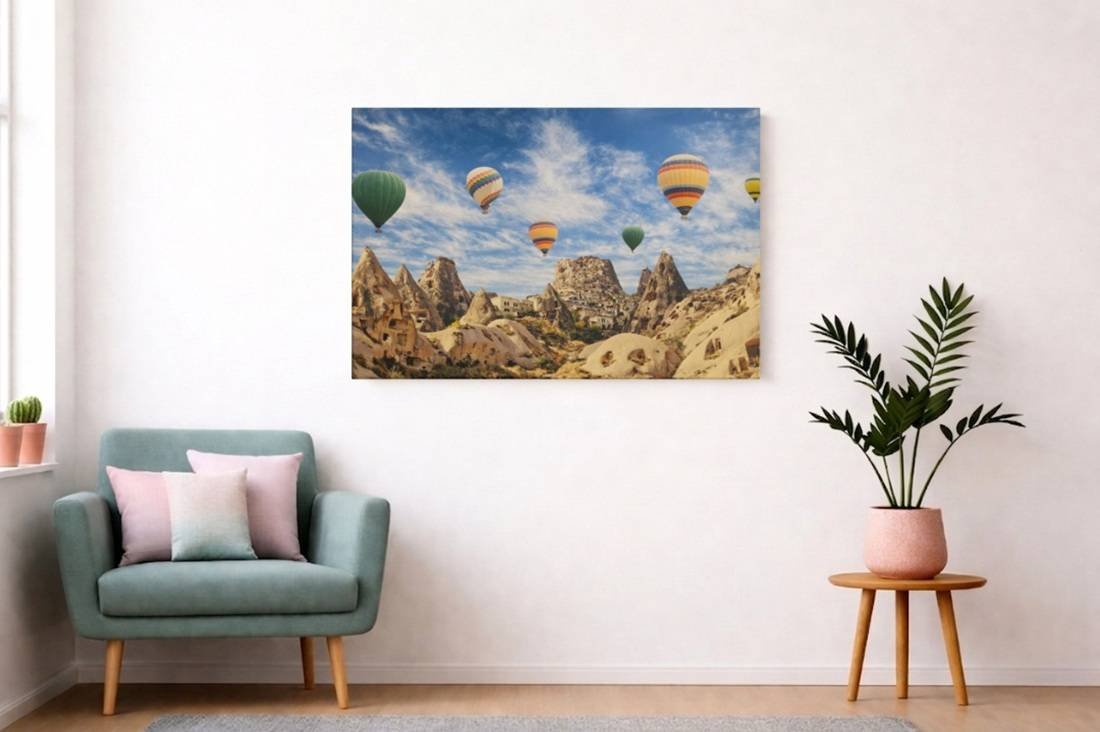 Kapadokya Ballonnen Canvas Schilderij