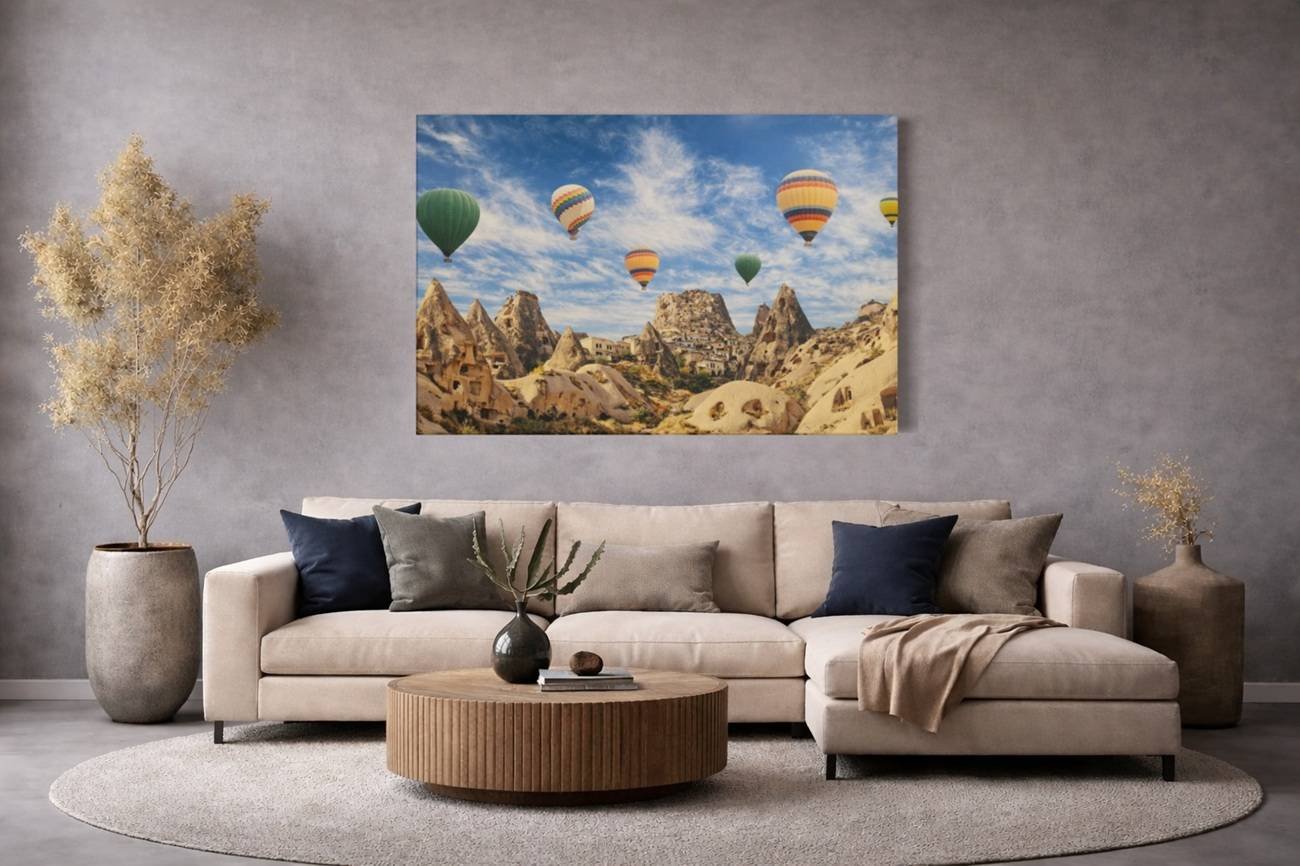 Kapadokya Ballonnen Canvas Schilderij - Afbeelding 4
