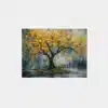 OSEFE 1076 canvas schilderij gouden bloesemboom 100x75 cm