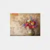 OSEFE 1077 canvas schilderij bloemen in vaas 100x75 cm