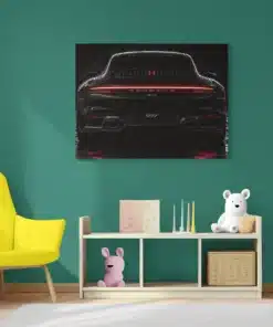 Porsche-911 Canvas Schilderij 100x75