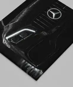 OSEFE 1087 canvas schilderij mercedes amg close up vooraanzicht 100x75 cm a
