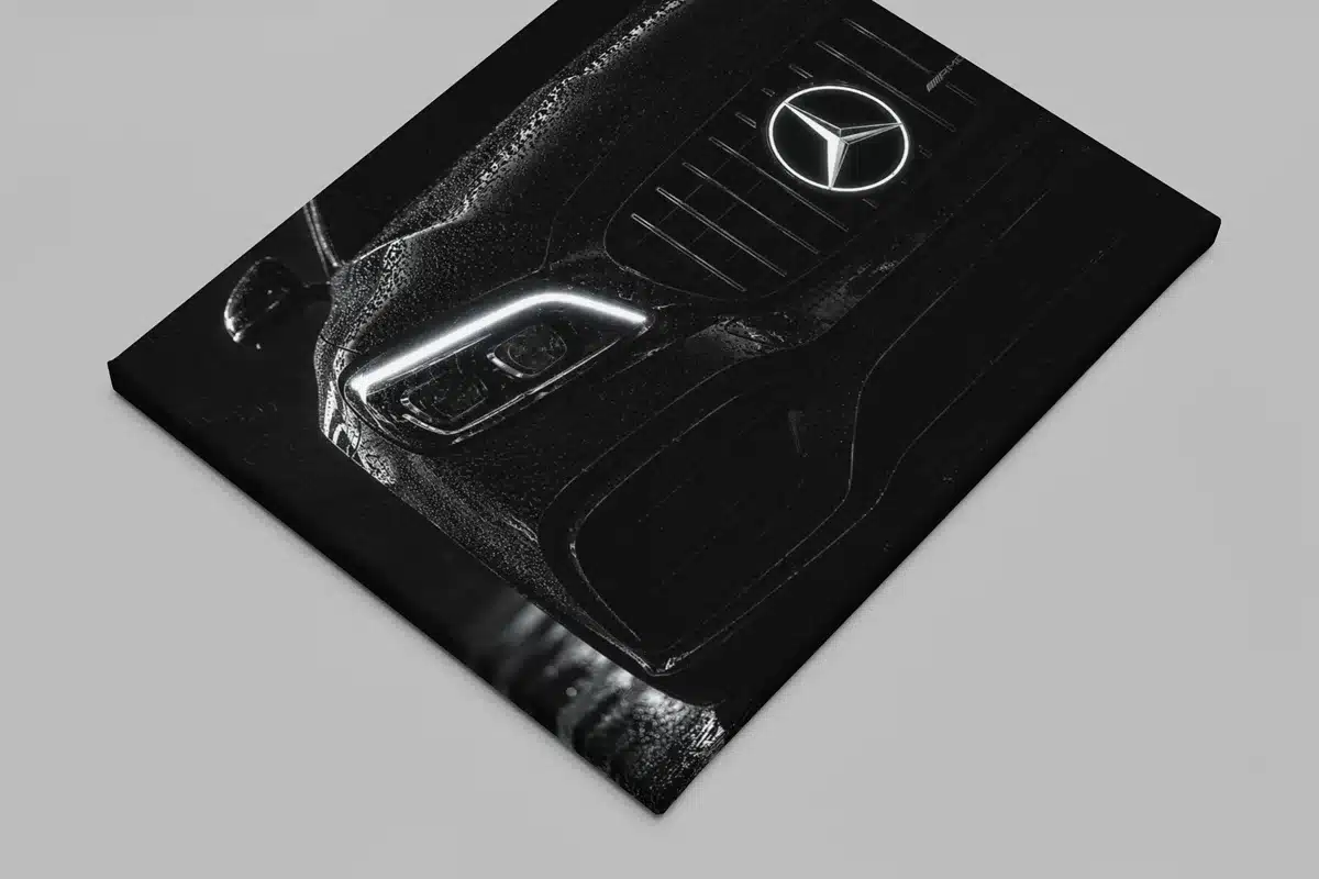 Mercedes AMG Canvas Schilderij 100x75 cm - Afbeelding 2