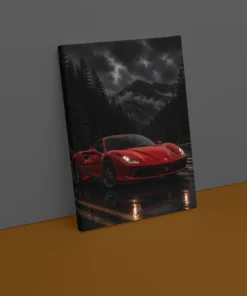 Alternative view of Ferrari Canvas Schilderij 75x100 cm