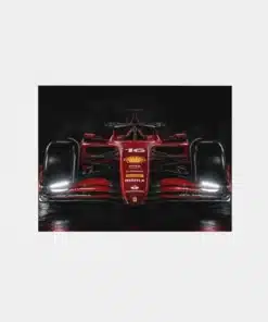 Race Auto Ferrari Canvas Schilderij 100x75 cm
