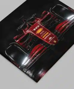 Alternative view of Race Auto Ferrari Canvas Schilderij 100x75 cm