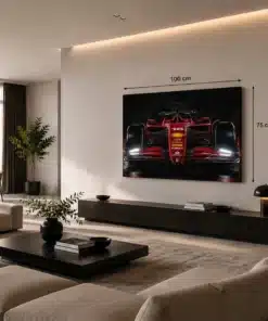 OSEFE 1090 canvas schilderij ferrari formule 1 raceauto 100x75 cm c