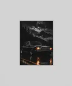 Klassieke Mercedes Benz Canvas Schilderij 75x100 cm