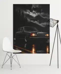 Klassieke Mercedes Benz Canvas Schilderij 75x100 cm