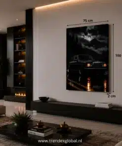 OSEFE 1091 canvas schilderij klassieke mercedes benz 75x100 cm c