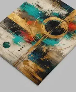 Alternative view of Abstracte Kunst Canvas Schilderij 100x75 cm